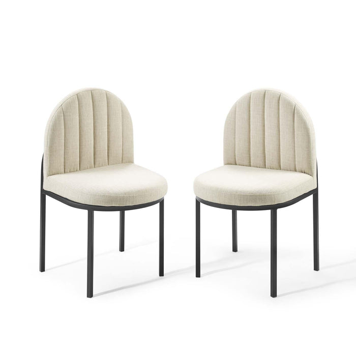 Isla Dining Side Chair Upholstered Fabric Set of 2 image