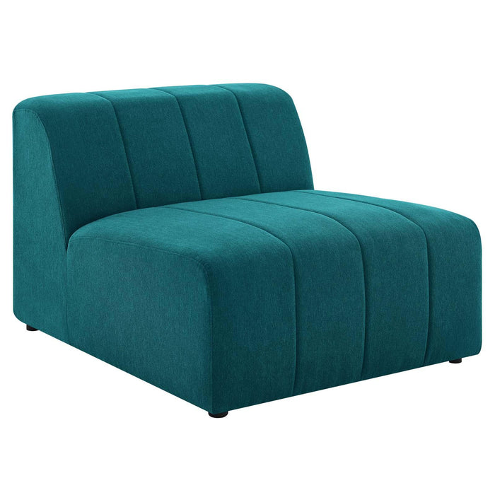 Bartlett Upholstered Fabric Armless Chair