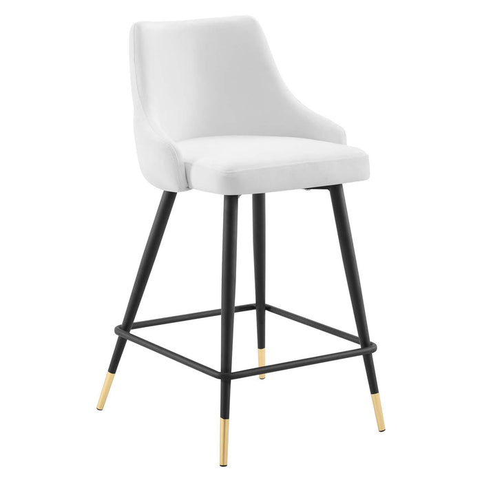 Adorn Performance Velvet Counter Stool Set of 2