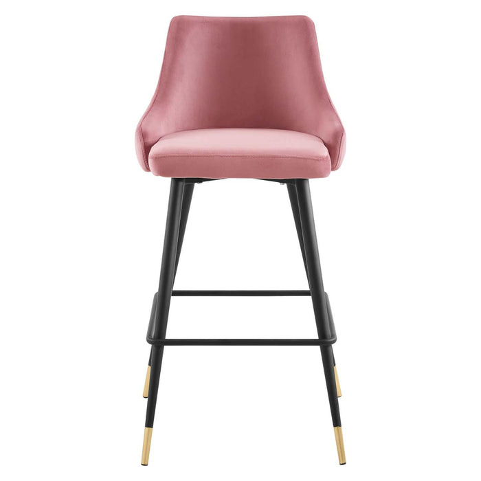 Adorn Performance Velvet Bar Stool