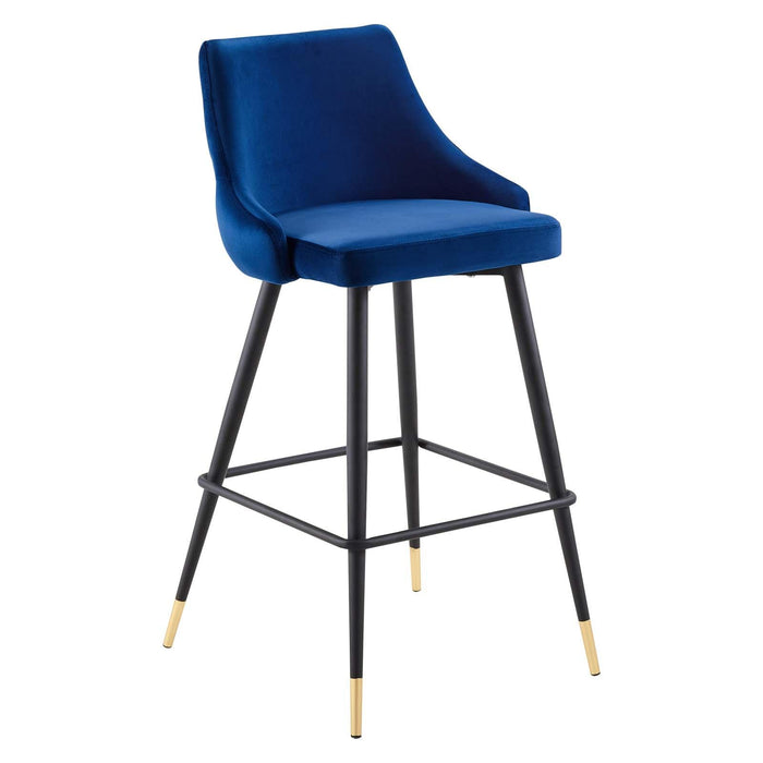 Adorn Performance Velvet Bar Stool