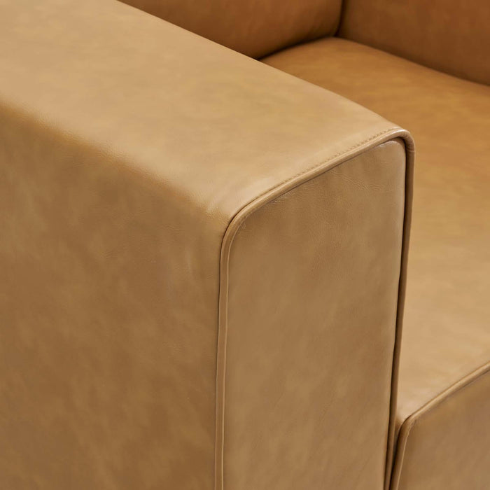 Mingle Vegan Leather Armchair