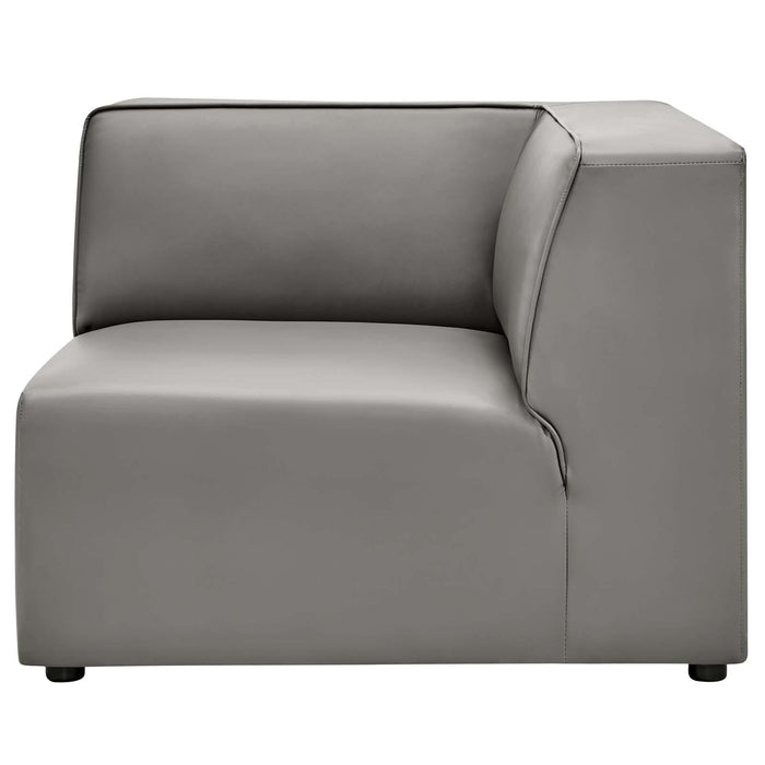 Mingle Vegan Leather Corner Chair