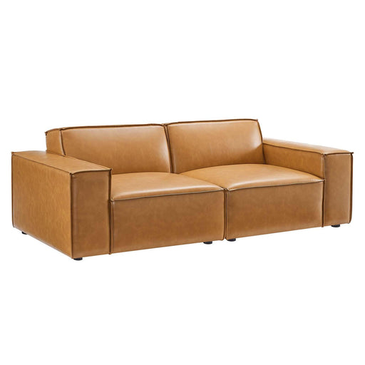 restore-vegan-leather-loveseat