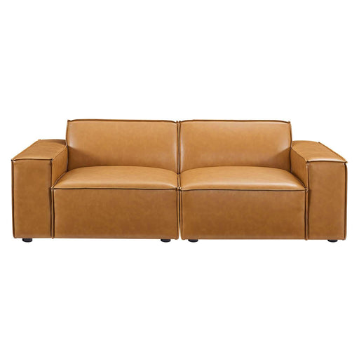 restore-vegan-leather-loveseat