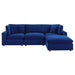 commix-down-filled-overstuffed-performance-velvet-4-piece-sectional-sofa