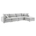 commix-down-filled-overstuffed-performance-velvet-5-piece-sectional-sofa