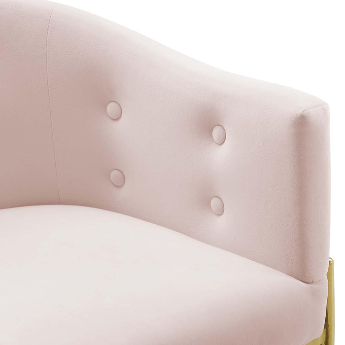 Savour Tufted Performance Velvet Accent Dining Armchair