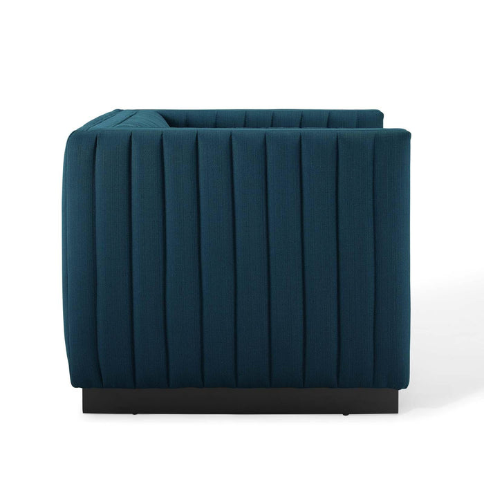 Conjure Tufted Upholstered Fabric Armchair