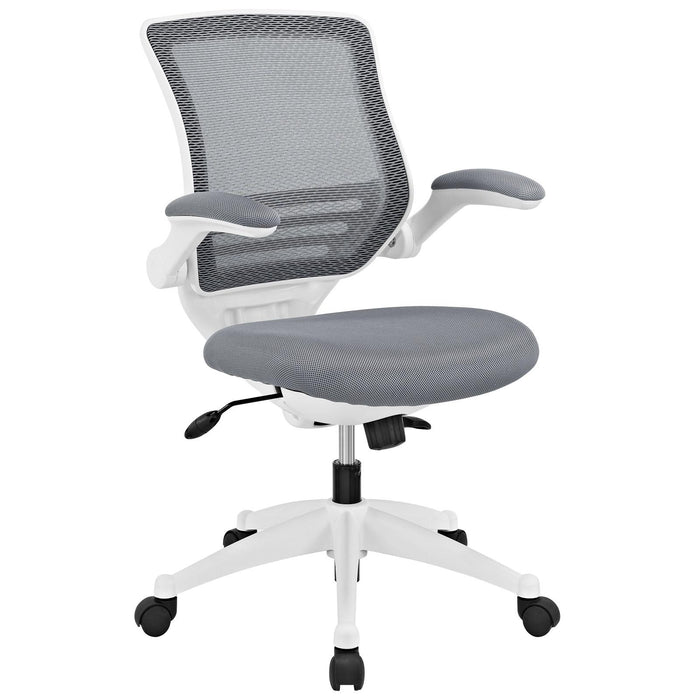 Edge White Base Office Chair