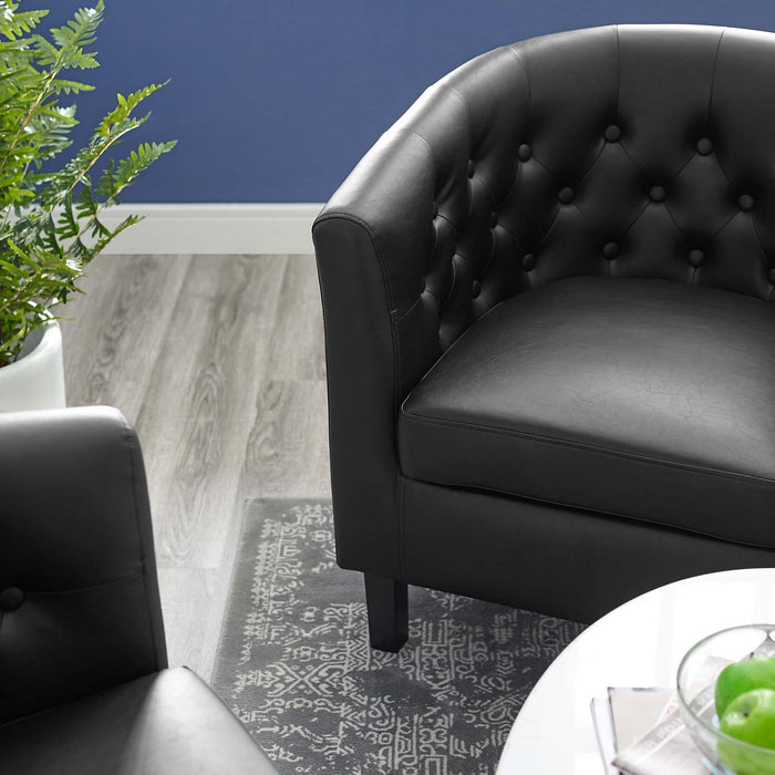 Prospect Upholstered Vinyl Armchair