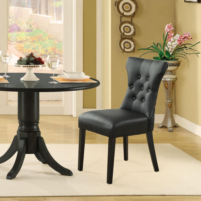 Silhouette Dining Vinyl Side Chair