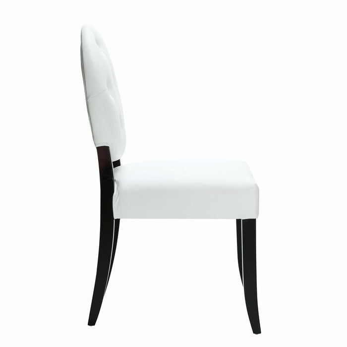 Button Dining Chairs Set of 2