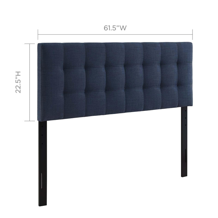 Lily Queen Upholstered Fabric Headboard