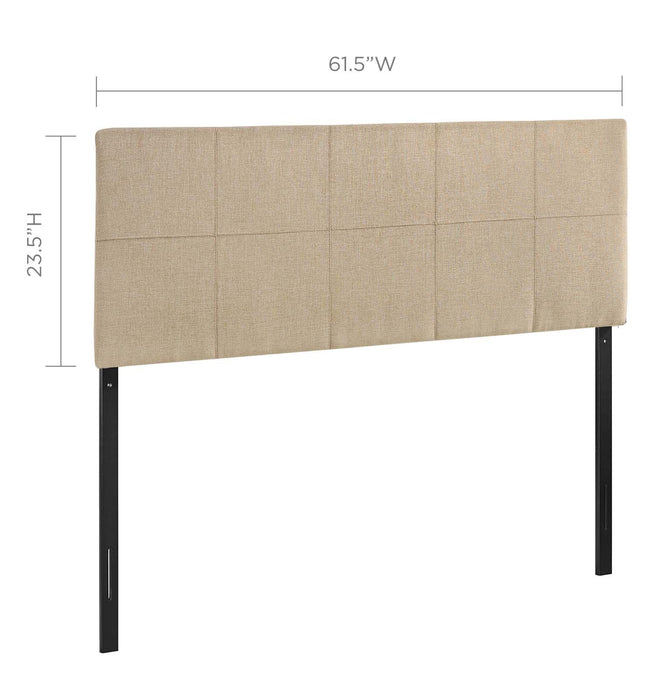 Oliver Queen Upholstered Fabric Headboard