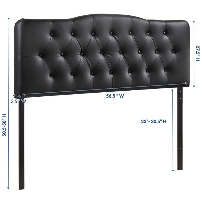 Annabel Full Upholstered Vinyl Headboard