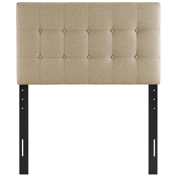 Emily Twin Upholstered Fabric Headboard