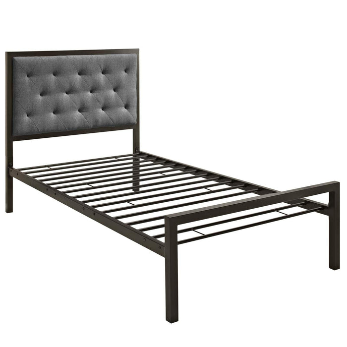 Mia Twin Fabric Bed