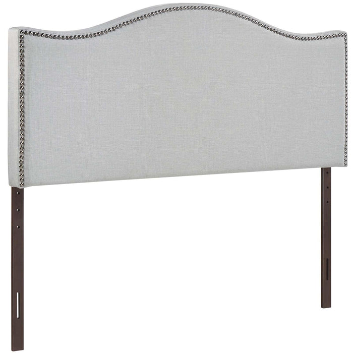 Curl Full Nailhead Upholstered Headboard