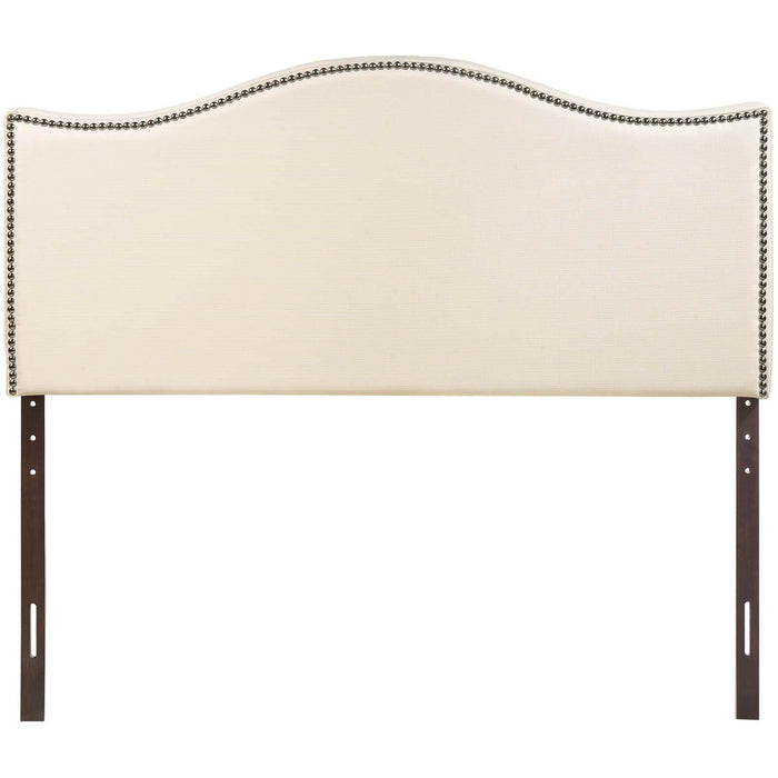 Curl Full Nailhead Upholstered Headboard