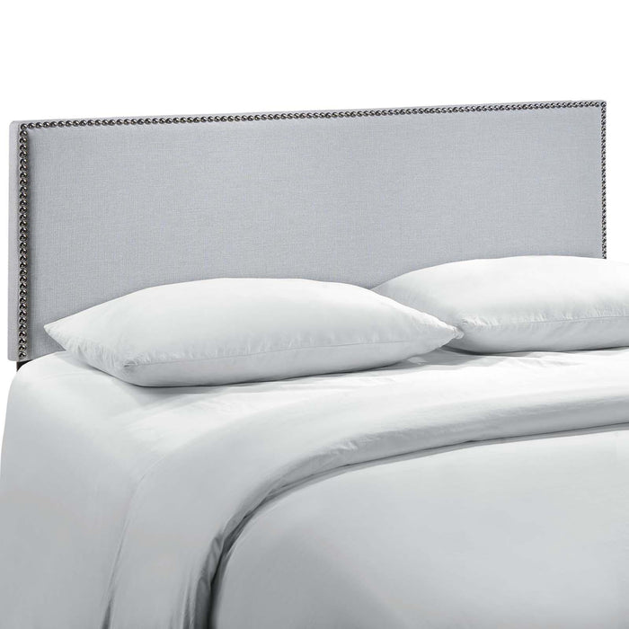 Region Nailhead Queen Upholstered Headboard