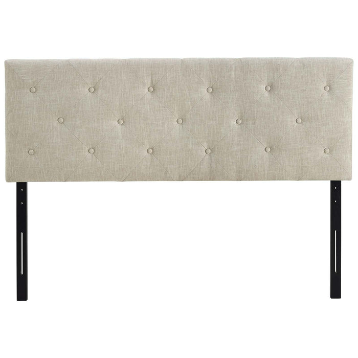 Terisa Queen Upholstered Fabric Headboard