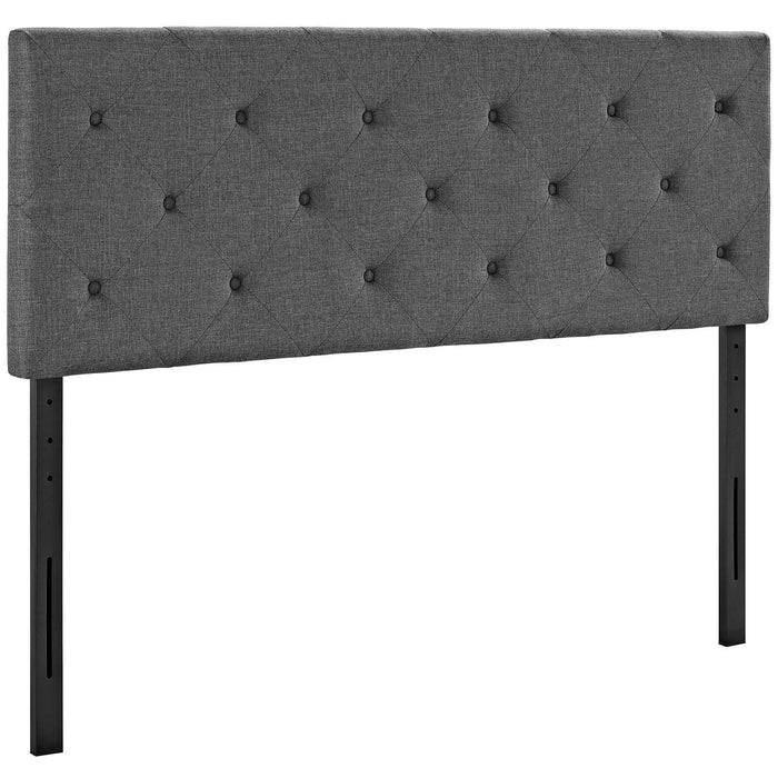 Terisa Queen Upholstered Fabric Headboard