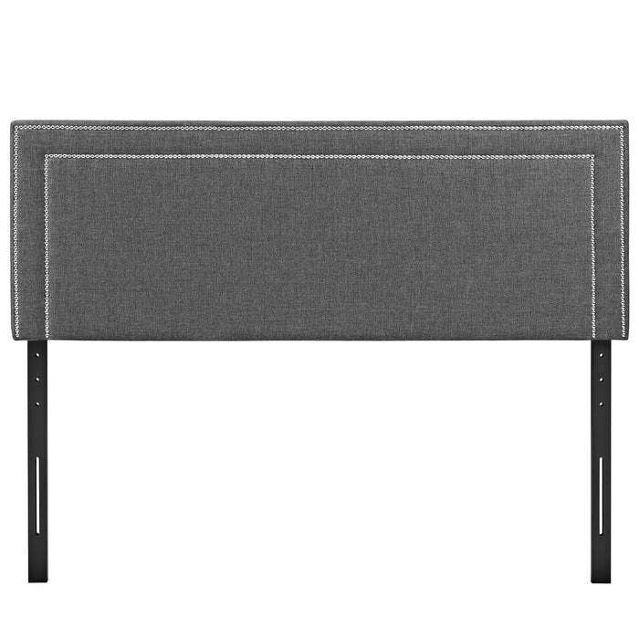 Jessamine King Upholstered Fabric Headboard