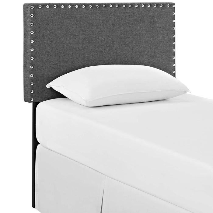 Phoebe Twin Upholstered Fabric Headboard