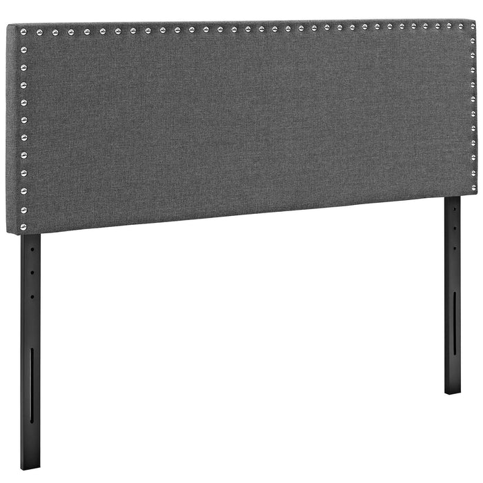 Phoebe King Upholstered Fabric Headboard