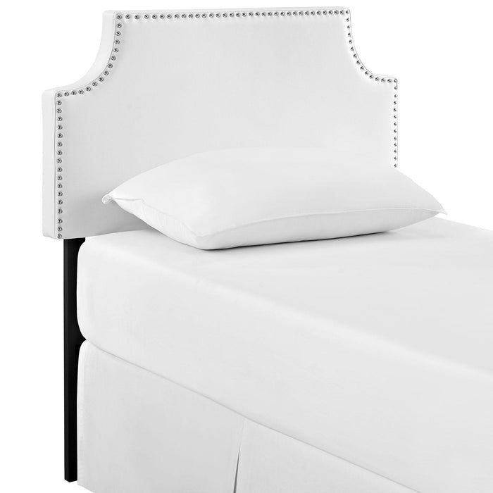 Laura Twin Upholstered Vinyl Headboard