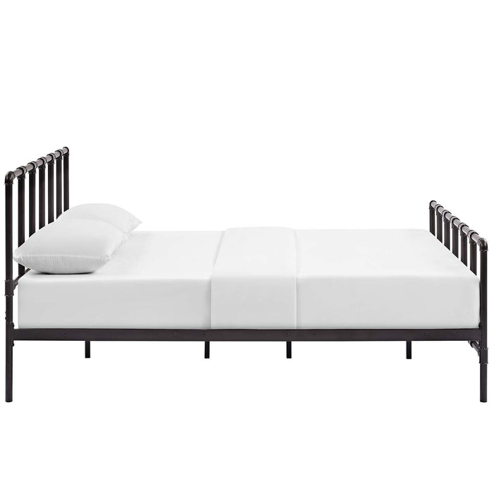 Dower Queen Stainless Steel Bed