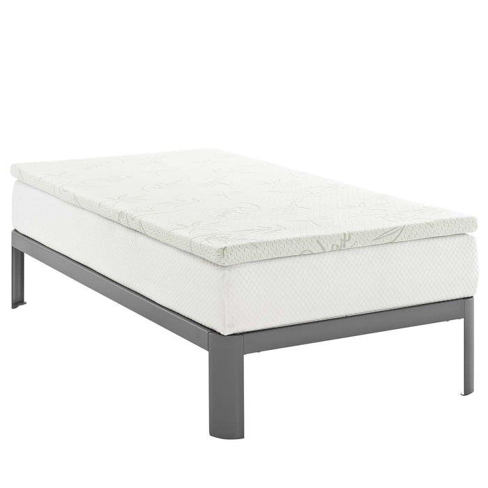 Relax Twin 2" Gel Memory Foam Mattress Topper image