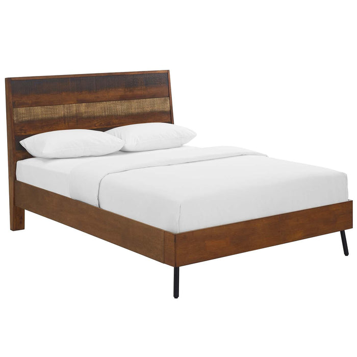 Arwen Queen Rustic Wood Bed image