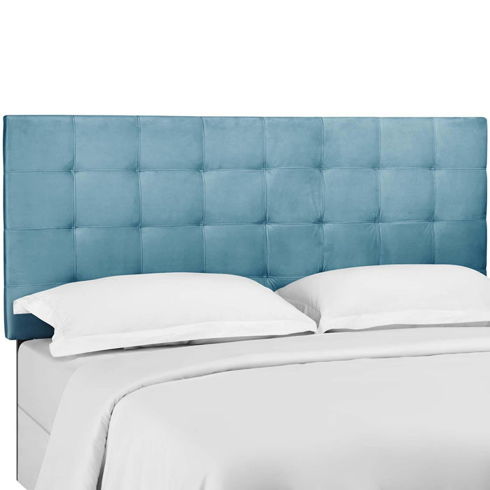 Paisley Tufted Twin Upholstered Performance Velvet Headboard