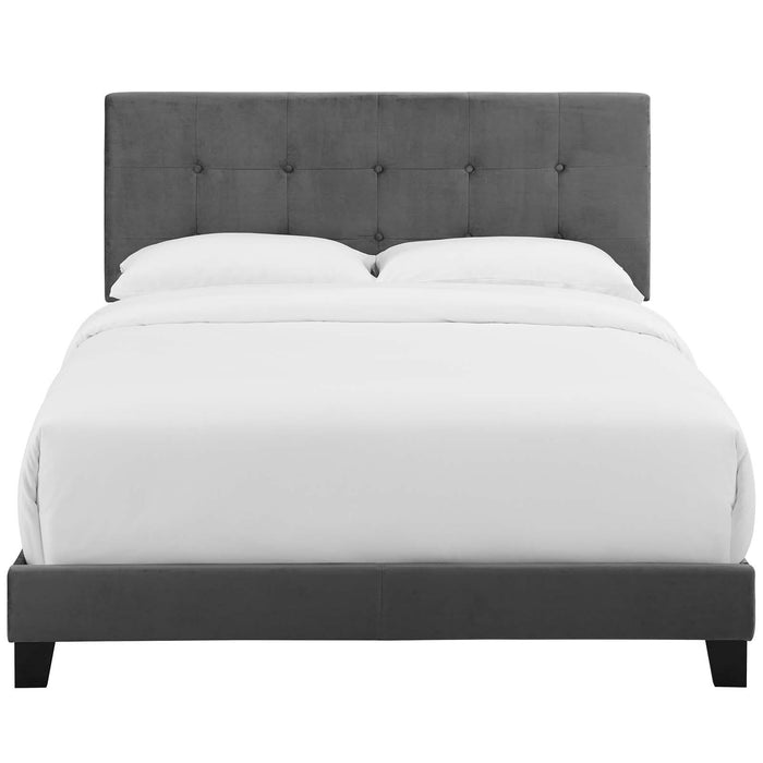 Amira Queen Performance Velvet Bed