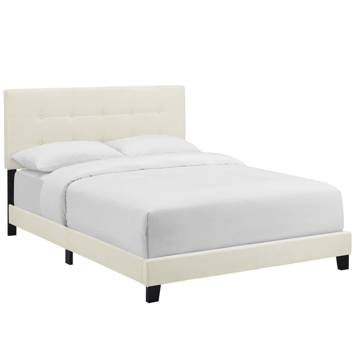 Amira Queen Performance Velvet Bed