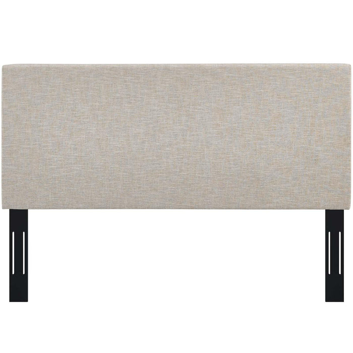 Taylor King and California King Upholstered Linen Fabric Headboard