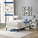 loryn-twin-vinyl-bed-frame-with-round-splayed-legs