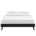 loryn-full-vinyl-bed-frame-with-round-splayed-legs