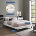 loryn-queen-vinyl-bed-frame-with-round-splayed-legs