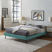 loryn-queen-fabric-bed-frame-with-round-splayed-legs