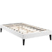 tessie-twin-vinyl-bed-frame-with-squared-tapered-legs