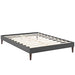 tessie-queen-fabric-bed-frame-with-squared-tapered-legs