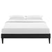 tessie-king-vinyl-bed-frame-with-squared-tapered-legs