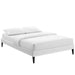 tessie-queen-vinyl-bed-frame-with-squared-tapered-legs