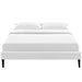 tessie-king-vinyl-bed-frame-with-squared-tapered-legs