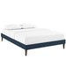 tessie-queen-fabric-bed-frame-with-squared-tapered-legs