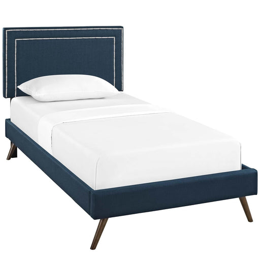 virginia-twin-fabric-platform-bed-with-round-splayed-legs