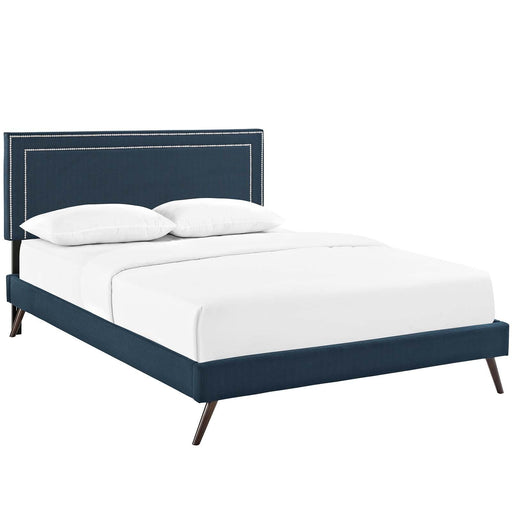 virginia-queen-fabric-platform-bed-with-round-splayed-legs